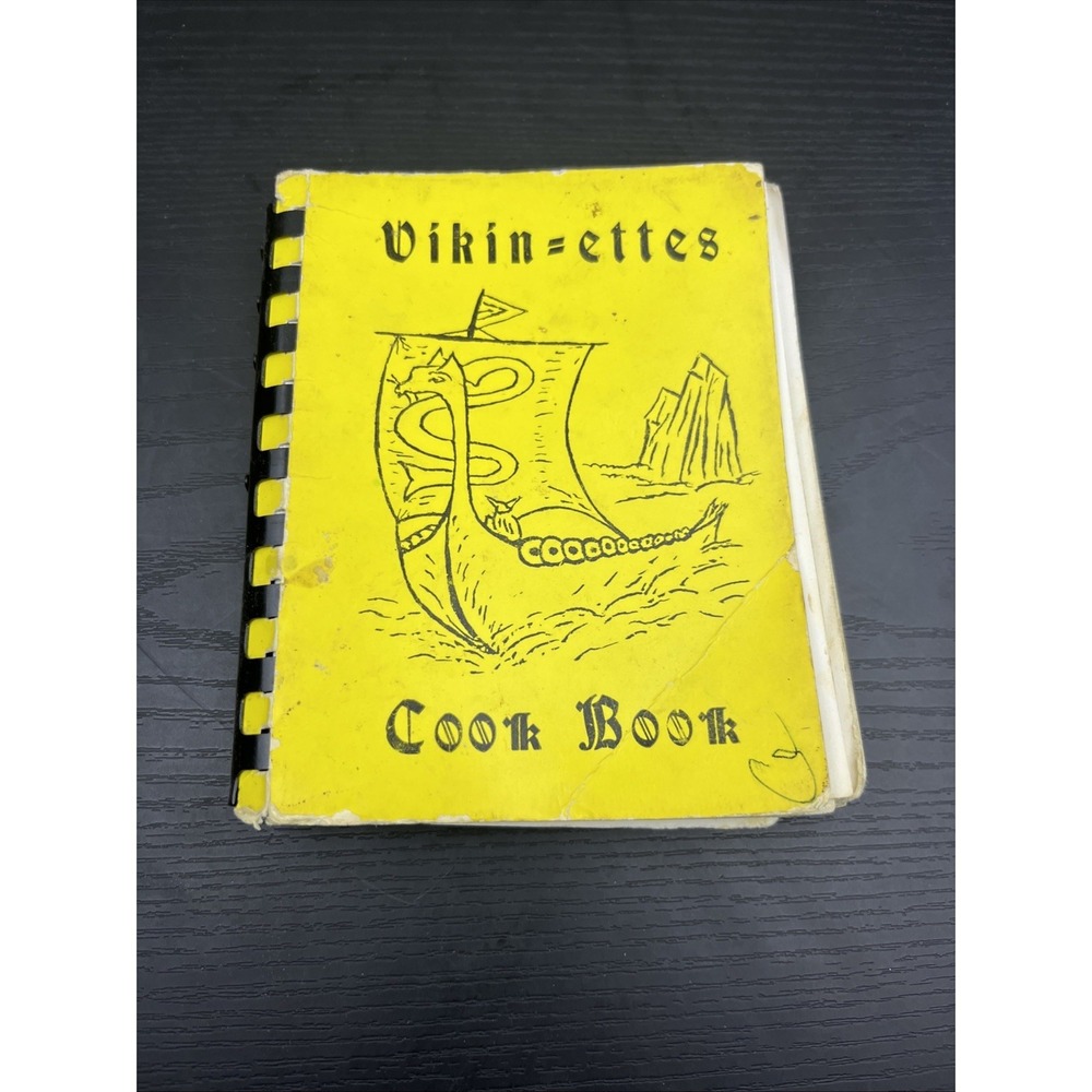 Vikin-Ettes Cookbook Osseo Country Club Vintage Community Recipes Book